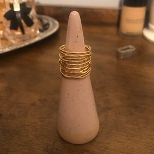 Gorjana gold coil ring